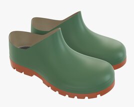 Waterproof Rubber Boots 02 3D 모델 