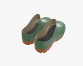 Waterproof Rubber Boots 02 3D 모델 