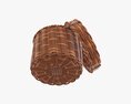 Wicker Box Small 3d model