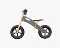 Wooden Balance Bike For Kids 3D模型