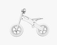 Wooden Balance Bike For Kids 3D-Modell