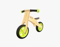 Wooden Balance Bike For Kids V2 3D модель