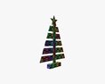Wooden Christmas Tree 3D-Modell