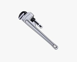 Pipe Wrench 3D模型