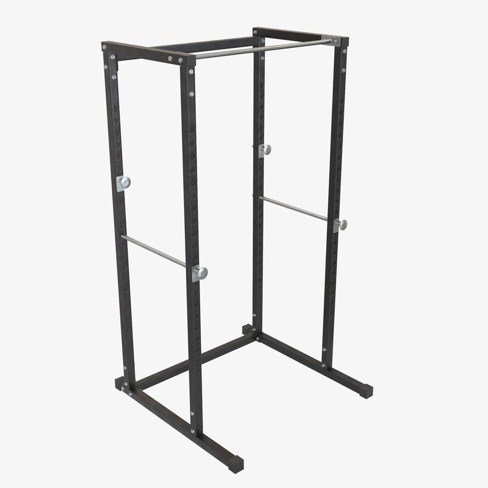 Adjustable Exercise Bench Cage 3D-Modell