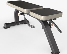 Adjustable Weight Flat Bench 01 Modèle 3D