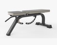 Adjustable Weight Flat Bench 01 3Dモデル