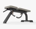 Adjustable Weight Flat Bench 01 3D模型