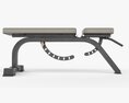 Adjustable Weight Flat Bench 01 3D модель