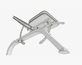 Adjustable Weight Flat Bench 03 Modelo 3D