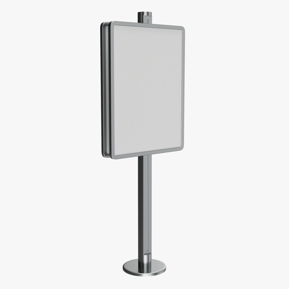 Advertising Display Stand Mockup 01 3D-Modell