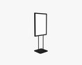Advertising Display Stand Mockup 02 3D-Modell