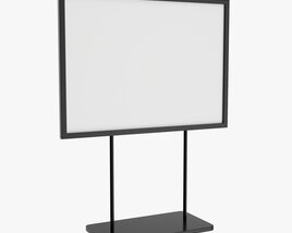 Advertising Display Stand Mockup 05 3Dモデル