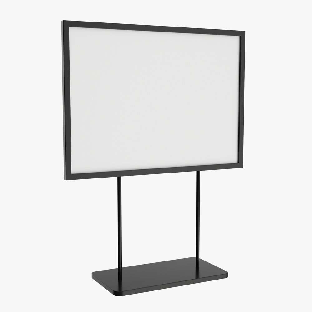 Advertising Display Stand Mockup 05 3D model