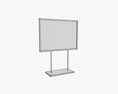 Advertising Display Stand Mockup 05 3D модель