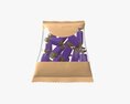 Blank Candy Plastic Package Mock Up 05 3d model