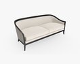 Cabriole Style Sofa 02 3D-Modell
