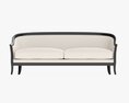 Cabriole Style Sofa 02 3D-Modell