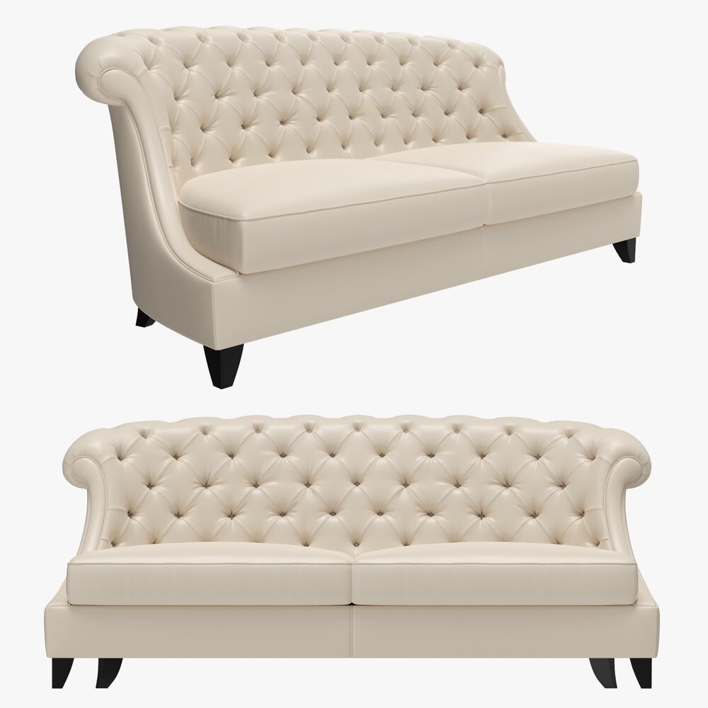 Chesterfield Style Sofa Modèle 3d