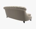 Chesterfield Style Sofa 3D модель