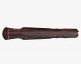 Chinese Zither Musical Instrument Modello 3D