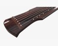 Chinese Zither Musical Instrument Modèle 3d