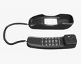 Compact Corded Phone Handset Removed 3d model