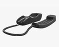 Compact Corded Phone Handset Removed Modèle 3d