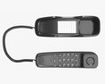 Compact Corded Phone Handset Removed 3D 모델 