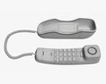 Compact Corded Phone Handset Removed 3Dモデル