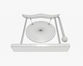 Decorative Table Gong Modello 3D