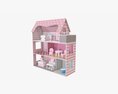 Doll House With Furniture 3Dモデル