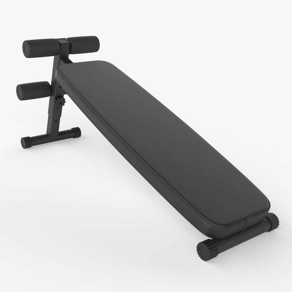 Essential Workouts Bench 3D 모델 