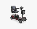 Four Wheel Power Medical Scooter 3D 모델 