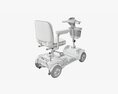 Four Wheel Power Medical Scooter 3D модель