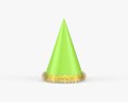 Green Party Hat Modèle 3d