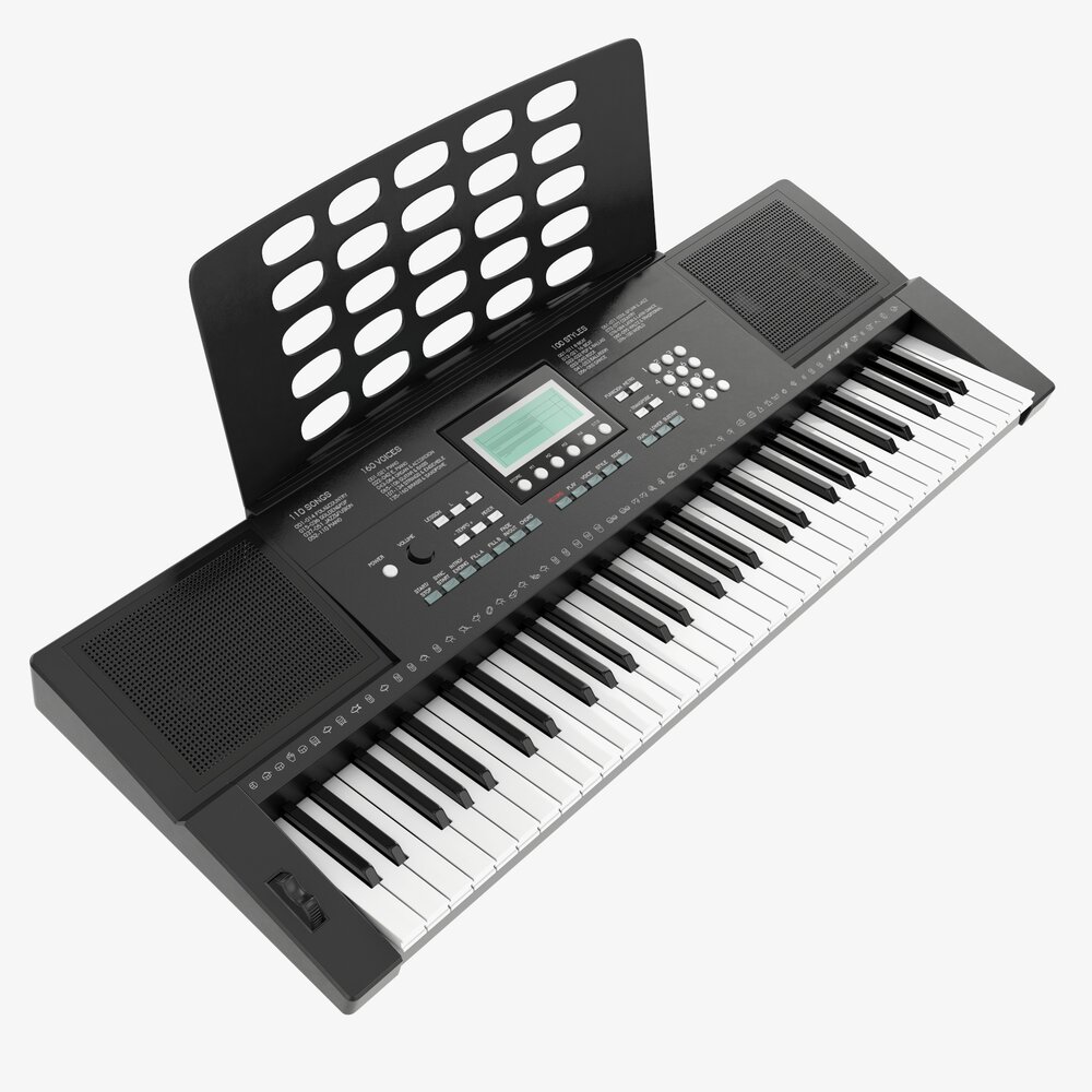 Home Music Keyboard Modelo 3d