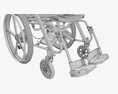 Hybrid Manual And Power Wheelchair 3d model