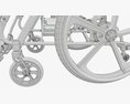 Hybrid Manual And Power Wheelchair Modelo 3D