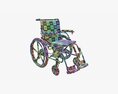 Hybrid Manual And Power Wheelchair 3D模型