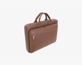 Leather Bag Laptop Briefcase Handbag 01 3D-Modell