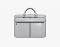Leather Bag Laptop Briefcase Handbag 01 Modelo 3d
