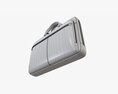 Leather Bag Laptop Briefcase Handbag 01 3D модель