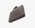 Leather Bag Laptop Briefcase Handbag 02 3D模型