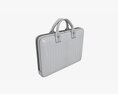 Leather Bag Laptop Briefcase Handbag 02 Modelo 3d