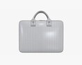Leather Bag Laptop Briefcase Handbag 02 Modello 3D
