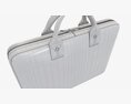 Leather Bag Laptop Briefcase Handbag 02 3D模型