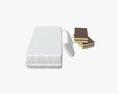 Blank Package With Cake Mock Up 3d model