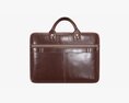 Leather Bag Laptop Briefcase Handbag 03 Modelo 3d