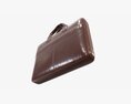 Leather Bag Laptop Briefcase Handbag 03 Modello 3D